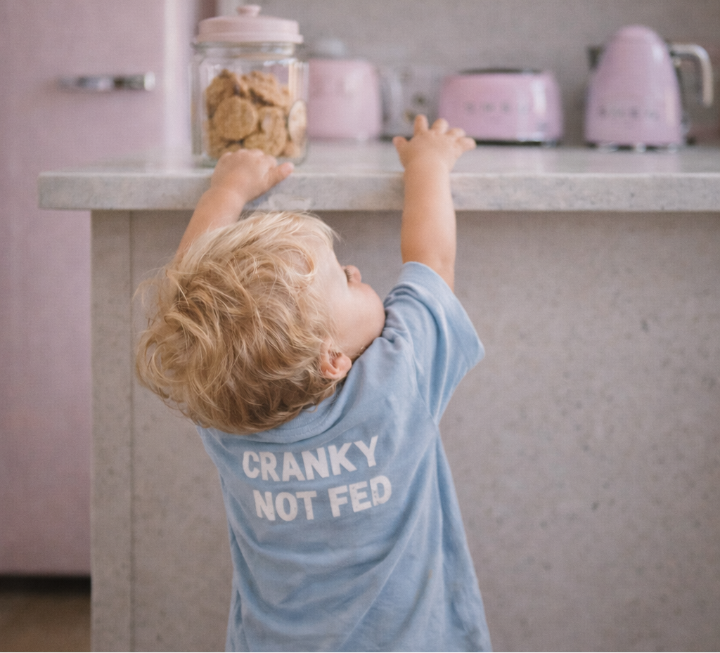 CRANKY IF NOT FED BACK - BLUE